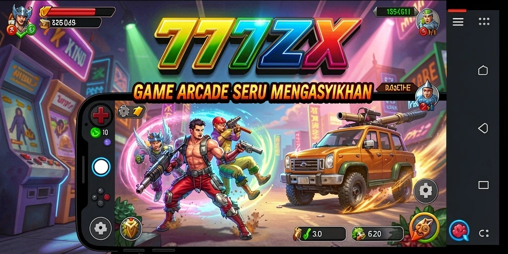 Screenshot gameplay 777ZX yang menampilkan aksi seru dalam game Arcade.