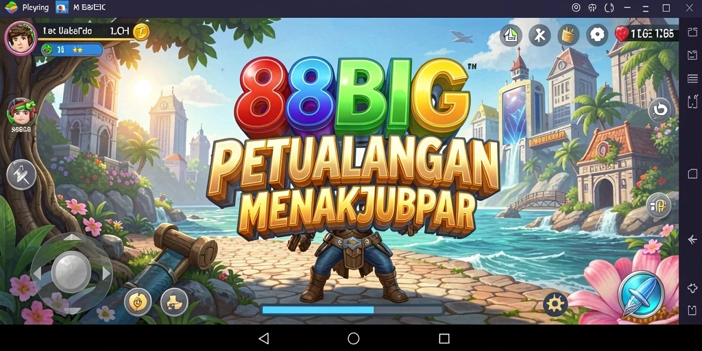 Tampilan gameplay 88BIG yang menonjolkan suasana petualangan.