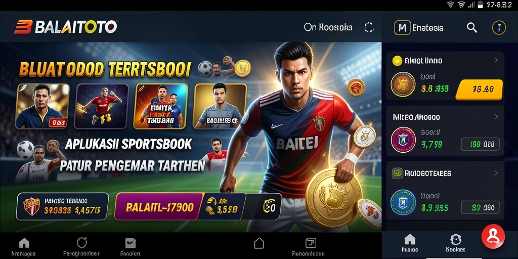 Screenshot menunjukkan tampilan antarmuka pengguna BALAITOTO yang menarik.
