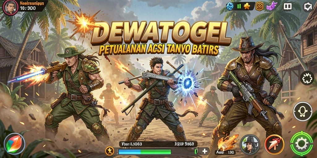 Tampilan menegangkan dari gameplay <strong>DEWATOGEL</strong> dengan aksi bertarung yang intens.