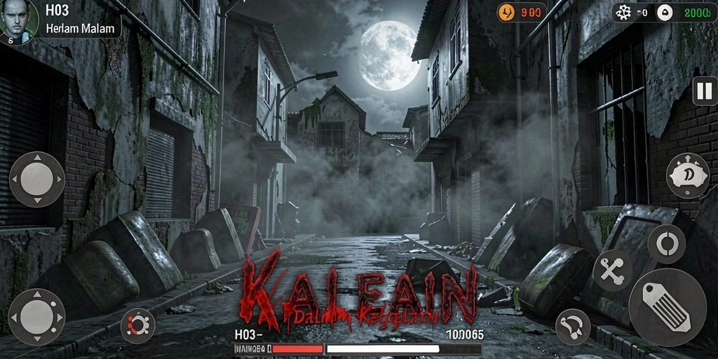Tampak gameplay menegangkan di H03 dengan suasana mencekam.