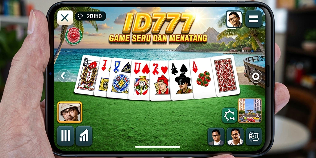 Screenshot gameplay ID777 yang menampilkan aksi domino yang seru.