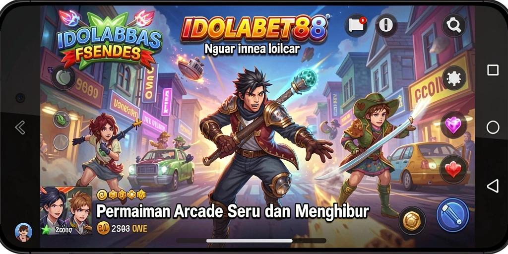 Tampilan menarik dari gameplay seru IDOLABET88.