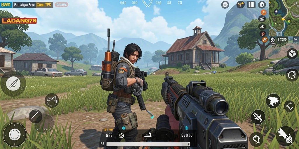 Tangkapan layar dari gameplay LADANG78 yang mendebarkan.