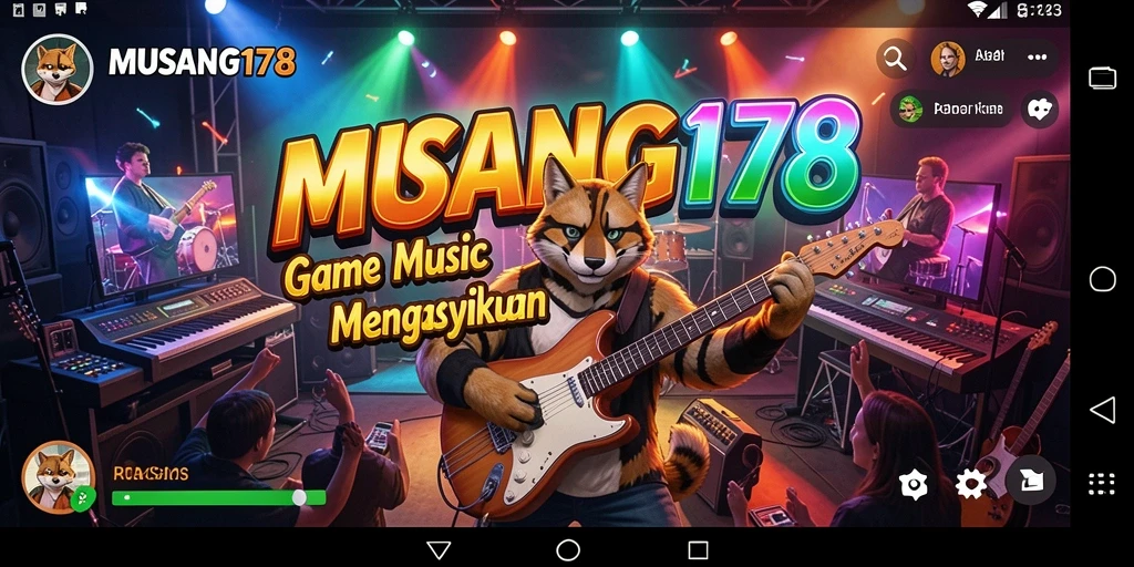 Tampilan gameplay seru dan interaktif dari MUSANG178.
