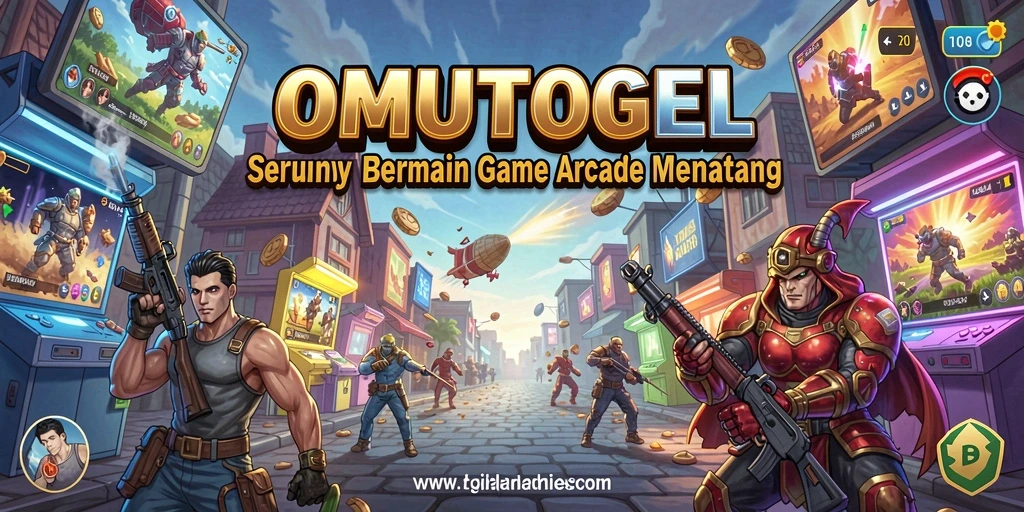 Tangkapan layar gameplay OMUTOGEL menunjukkan aksi mendebarkan dalam game Arcade.